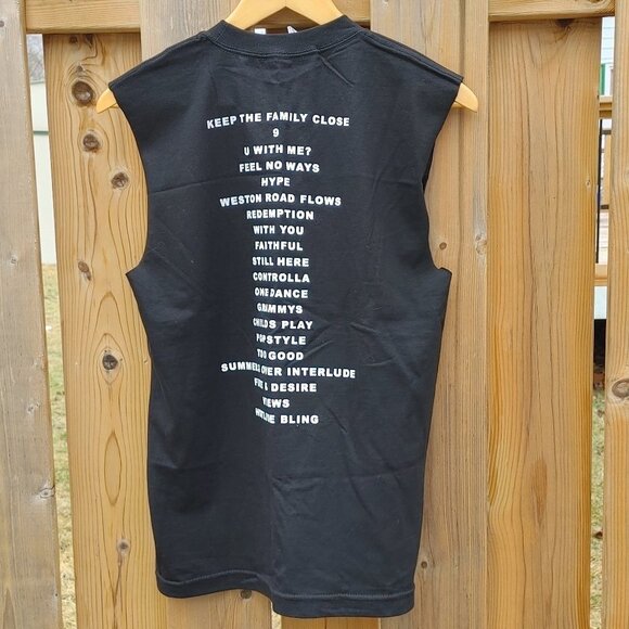 Drake Views Mens S Summer Sixteen 16 Tour Music Album Cover Black T Shirt Y2K - Picture 4 of 4